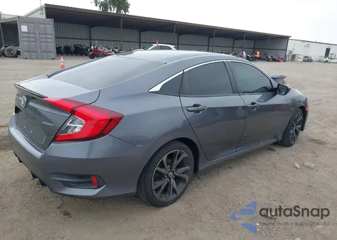 2020 Honda Civic Sport из США, поврежденный, VIN 2HGFC2F8XLH553380